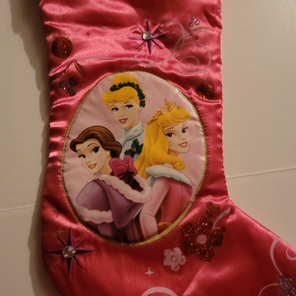 Beautiful Disney Princess Christmas Stocking - Picture 2 of 7